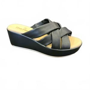 NEW THE FLEXX women's brody sandal in black softy leather